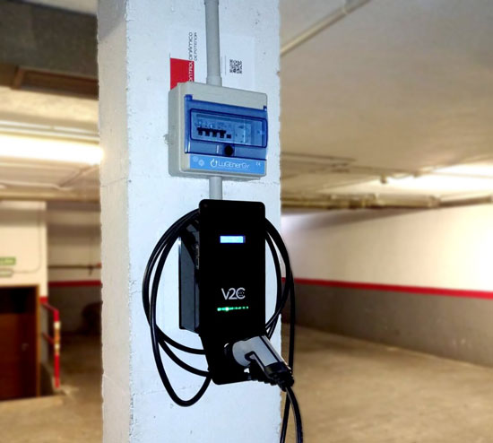 Permiso para instalar un cargador para un coche eléctrico en un garaje?