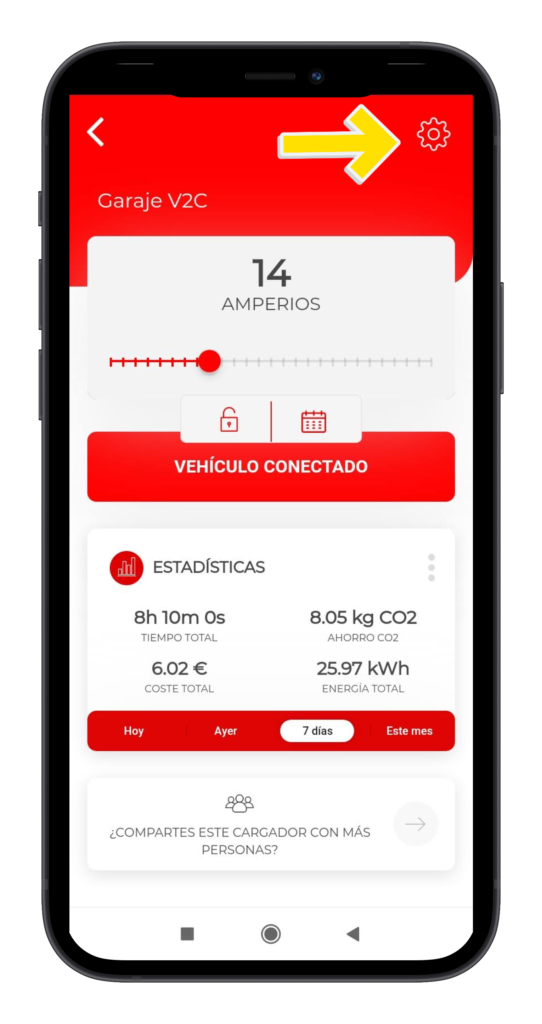 ajuste de configuración wifi en v2c cloud