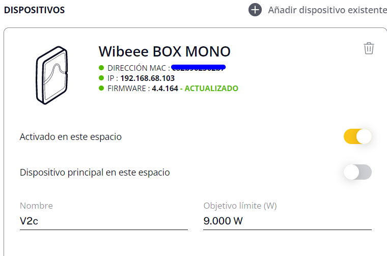 Wibeee Box Mono Medidor de Consumo Eléctrico