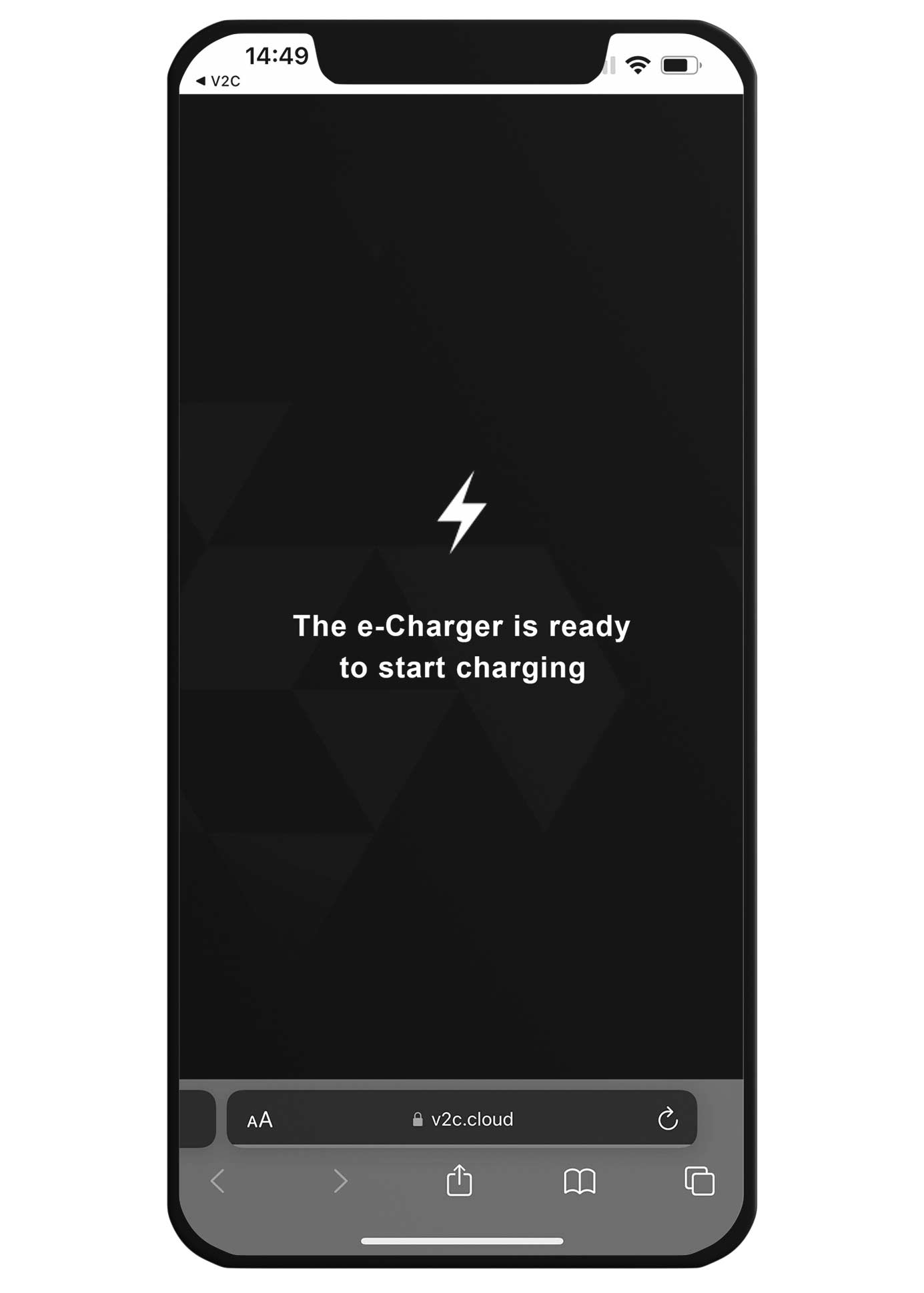 the charger is ready v2c payments