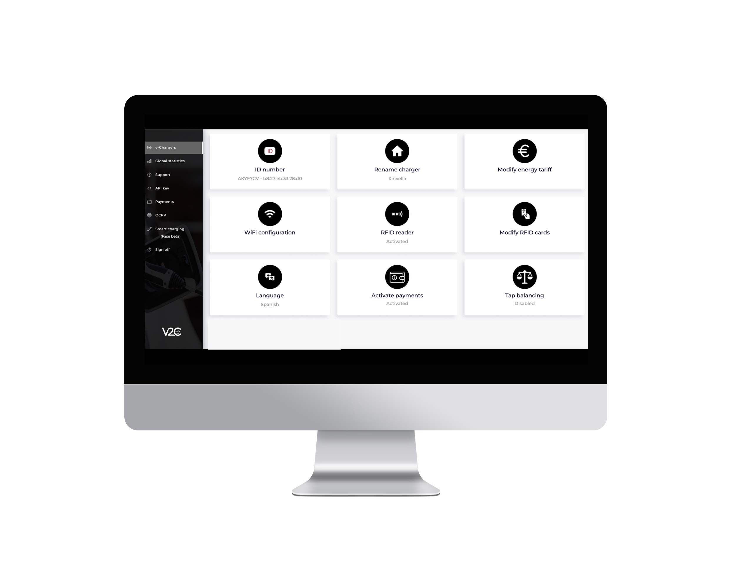 settings v2c payments