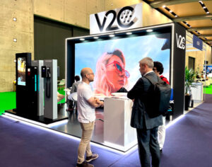 Stand de V2C en eMobility Expo World Congress