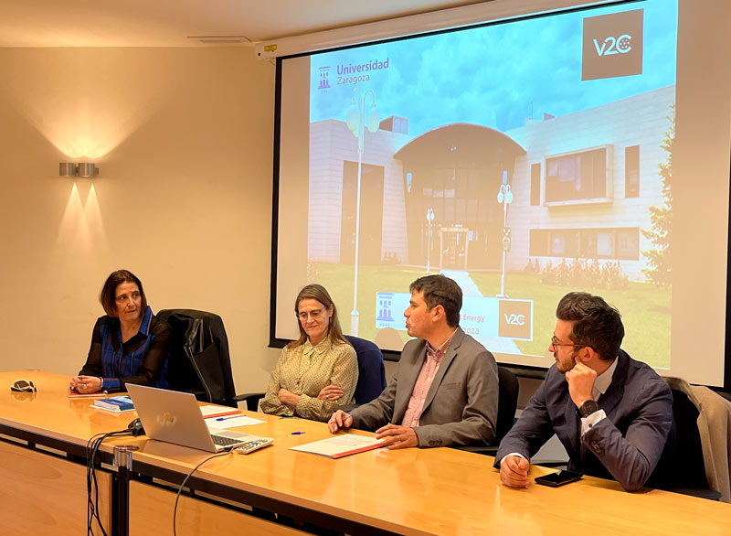 Acuerdo entre la Universidad de Zaragoza y V2C