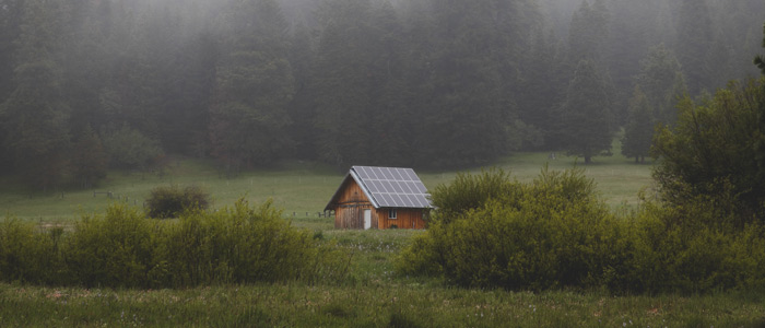 off-grid photovoltaic installation