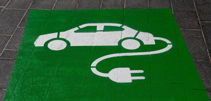 elektrische auto parkeren