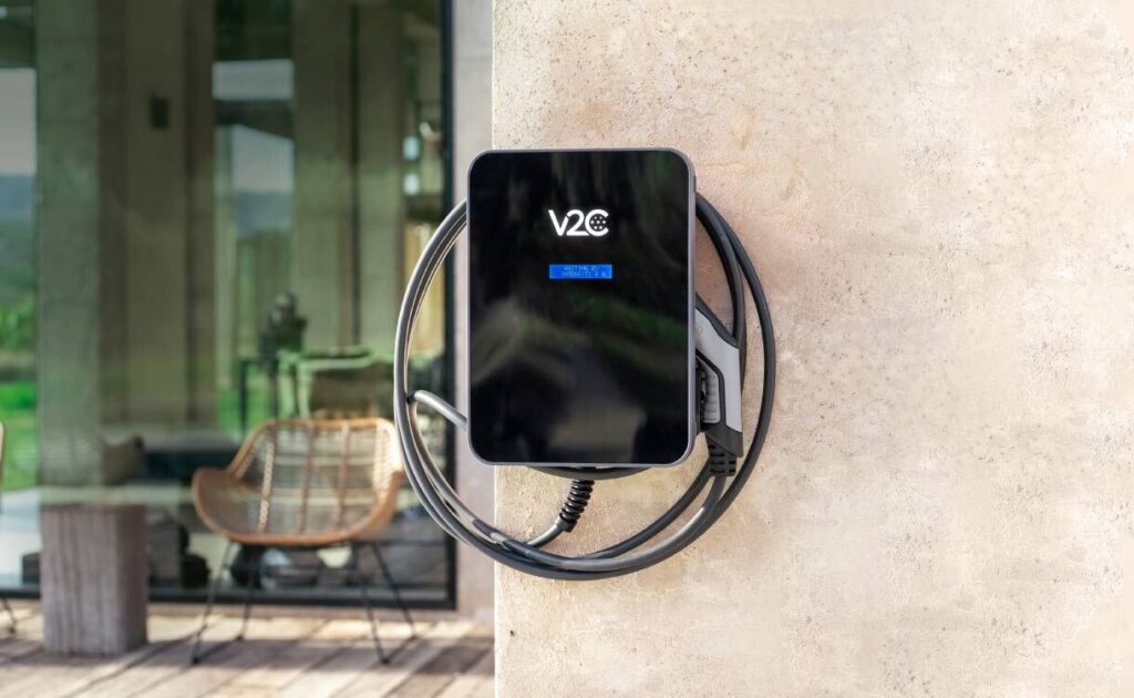 Chargeur de voiture électrique avec photovoltaique solaire