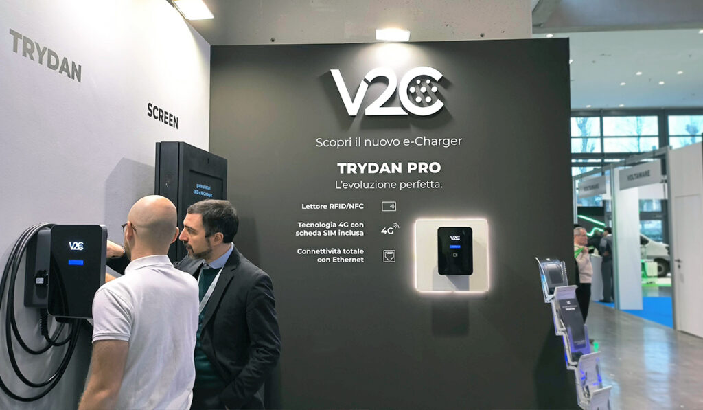 Trydan Pro, el nuevo cargador de coche eléctrico de V2C, en KEY Expo 2024