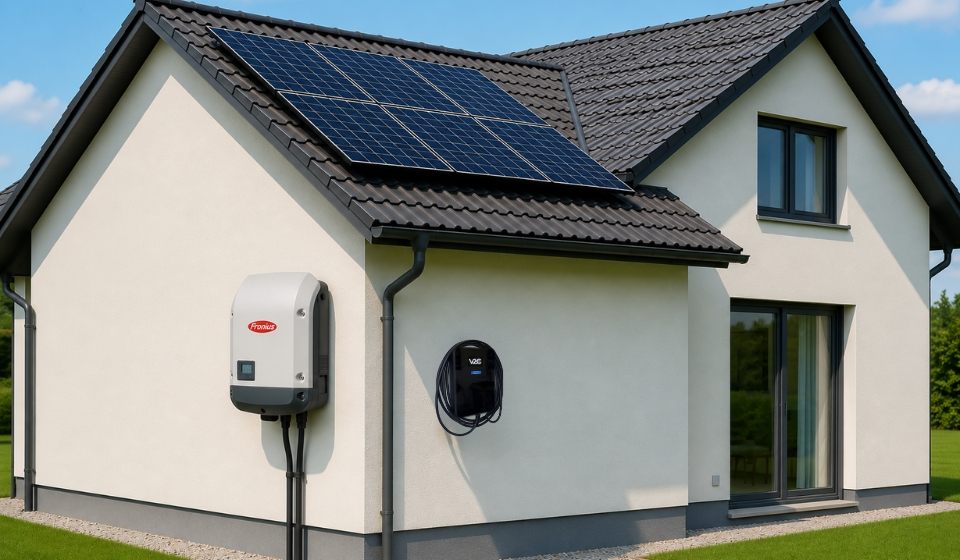 Fronius Wechselrichter und Wallbox V2C