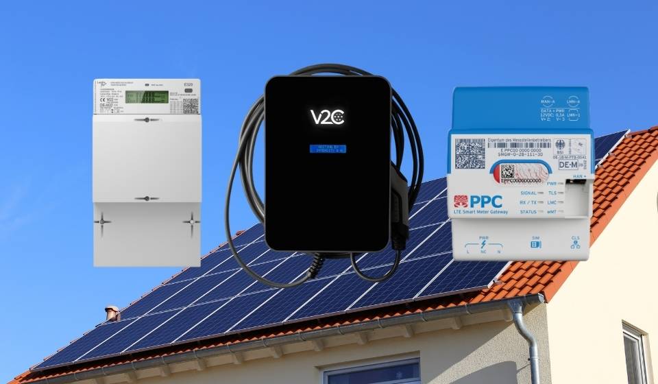 Smart Meter im Hausanschlusskasten für die Steuerung nach §14a EnWG