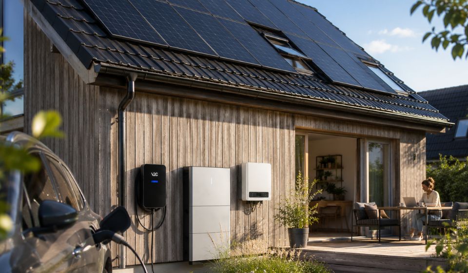 Hausbatterie, Wallbox und Solar