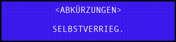 selbstverrieg