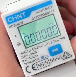 Medidor monofásico MID: energía importada