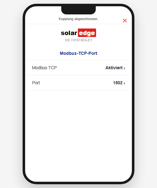 SolarEdge-Portal: Modbus-TCP-Port aktivieren und Port 1502 einstellen