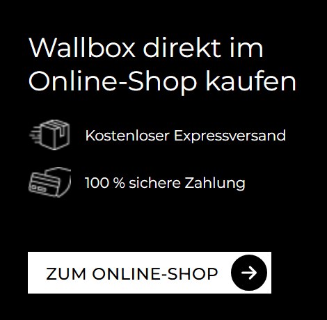 Wallbox direkt im V2C Online-Shop kaufen